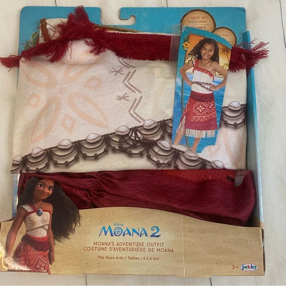 NWT Disney Moana 2: Adventure Outfit (Jakks Pacific) Size 4-6